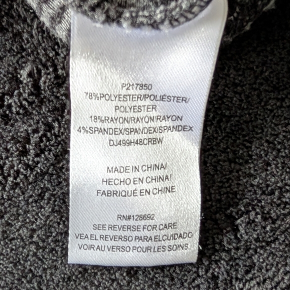 Ribbed Grey Black Cami Pant Wide Leg Jumpsuit Loungewear Elevated Basic Sz Large - Picture 14 of 14